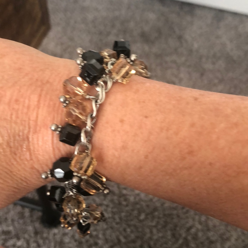 Swarovski crystal beaded bracelet - Picture 3 of 3